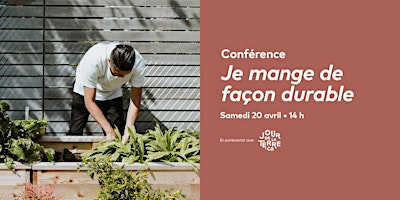 Immagine principale di Conférence : Je mange de façon durable 