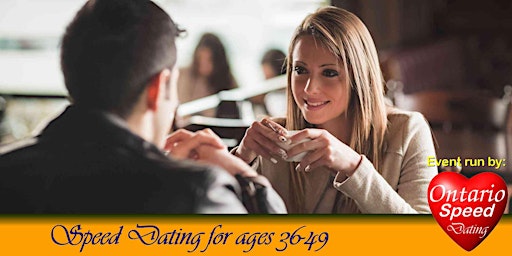 Imagem principal do evento Speed Dating in Toronto. MORE FREE ALCOHOL! (Ages 36-49). 