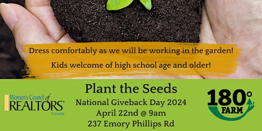 Hauptbild für National Giveback Day: Plant the Seeds