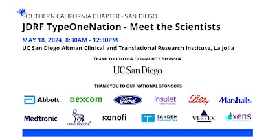 Imagem principal de JDRF TypeOneNation Summit - Meet the Scientists - San Diego