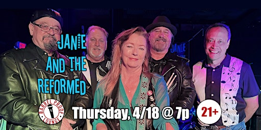 Imagem principal do evento Live Music - Janie & The Reformed - Classic Rock & Blues - Downtown Santa Rosa