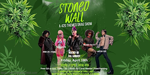 Imagen principal de Stoned Wall: a 4/20 Eve Drag Show