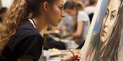 Immagine principale di Sunset Strokes: An Intimate Paint & Pleasure Education Party 