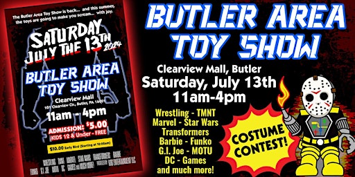 Imagem principal do evento The Butler Area Toy Show Summer 2024