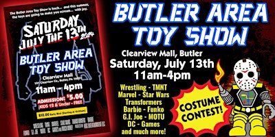 The Butler Area Toy Show Summer 2024 primary image