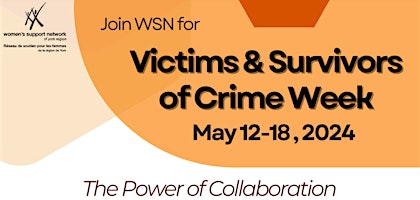 Imagem principal de Victims and Survivors of Crime Week- The Power of Collaboration
