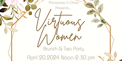 Image principale de Virtuous Women Brunch & Tea Party