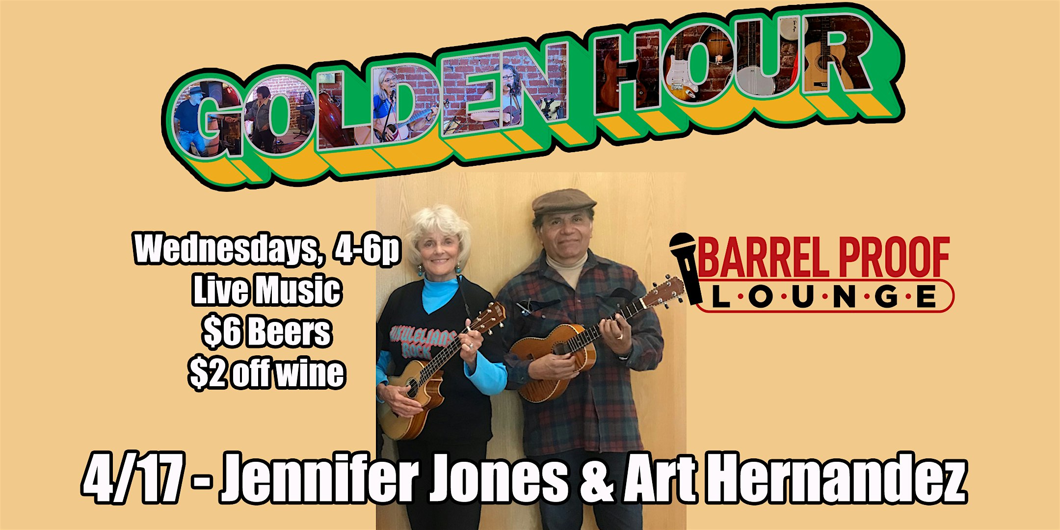 Live Music Happy Hour with Jennifer Jones & Art Hernandez