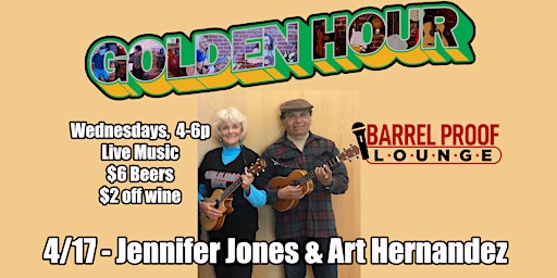 Primaire afbeelding van Live Music Happy Hour with Jennifer Jones & Art Hernandez