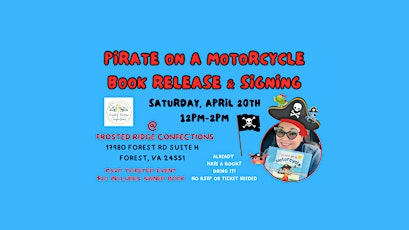 Pirate on a Motorcycle Book Release & Signing with Andrea Plunkett