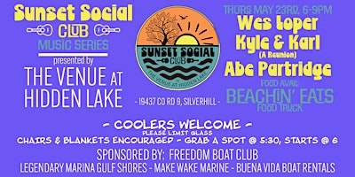 Primaire afbeelding van Sunset Social Club - Summer Music Series