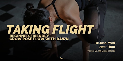Hauptbild für Taking Flight: Beginner-friendly Crow Pose Flow with Dawn
