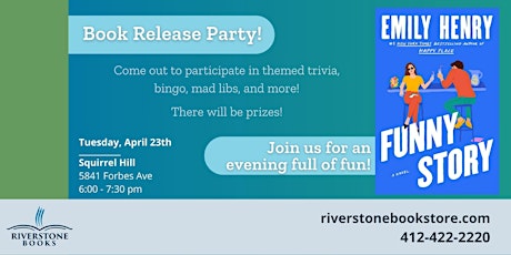 Release Day Party for Emily Henry's New Book, Funny Story primary image