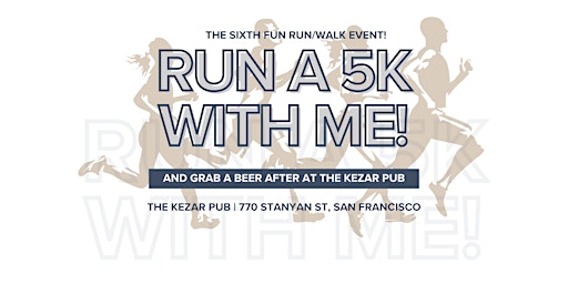 Imagen principal de Run a 5K with me and grab a drink after at The Kezar Pub