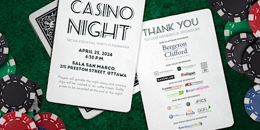 Immagine principale di The Rehabilitation Centre Volunteer Association Casino Night Fundraiser 