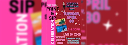 Image principale de Virtual Paint & Sip Celebration