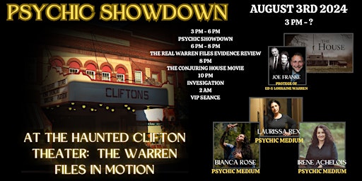 Haunted Legends of the Northeast: Psychic Showdown at the Clifton Theater primary image