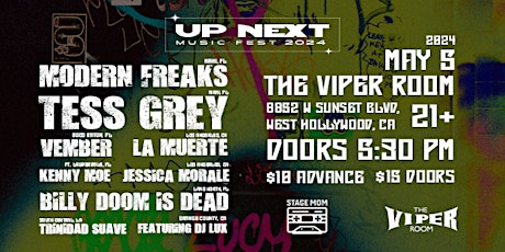 Up Next Music Fest takes on The Viper Room