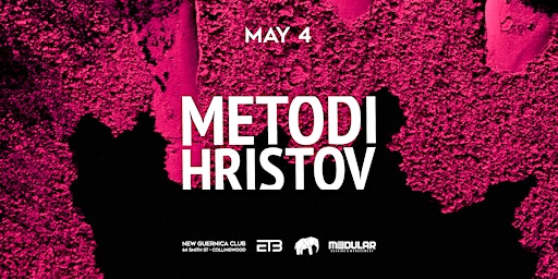 Immagine principale di Eat The Beat presents : METODI HRISTOV [Set About] 