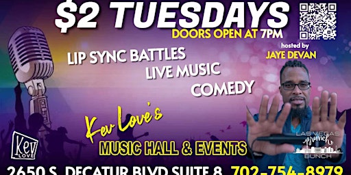 $2 TUESDAYS Hosted By Jaye Devan primary image