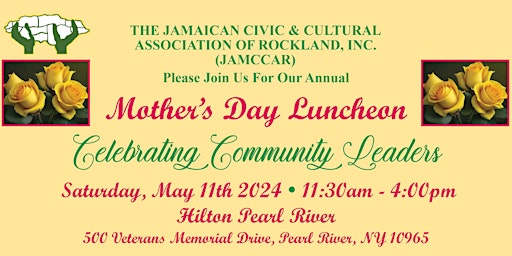 JAMCCAR MOTHER'S DAY LUNCHEON - CELEBRATING COMMUNITY LEADERS primary image
