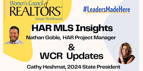 Primaire afbeelding van HAR  MLS Insights and WCR State Address