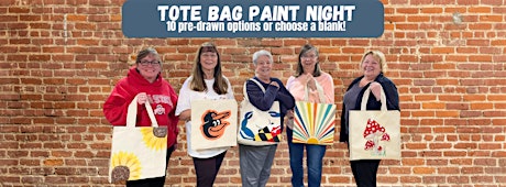Create your own Tote Bag@Bare Bones Ellicott City w/Maryland Craft Parties