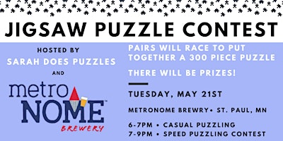 Imagem principal do evento MetroNOME Brewing Jigsaw Puzzle Contest