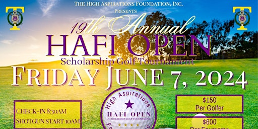 Imagen principal de 19th Annual TAU OPEN Golf Tournament