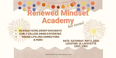Imagem principal do evento Renewed Mindset Academy
