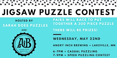 Imagem principal do evento Angry Inch Brewing Jigsaw Puzzle Contest
