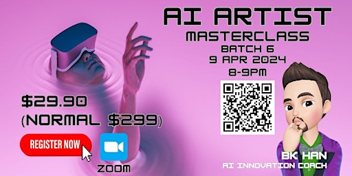 Hauptbild für AI ARTIST MASTERCLASS #07