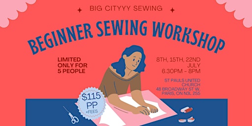 Hauptbild für Big Cityyy Sewing - Beginners course