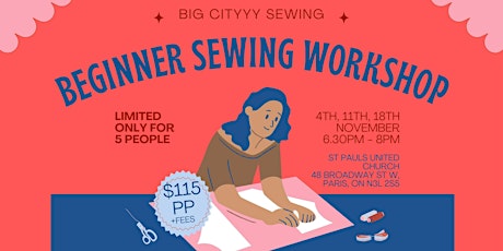 Immagine principale di Big Cityyy Sewing - Beginners course 