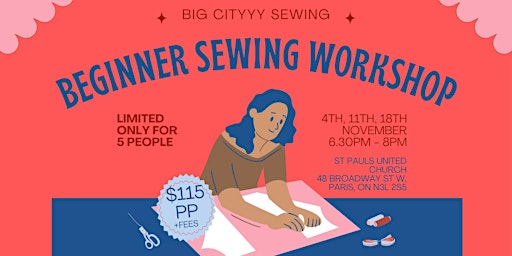 Primaire afbeelding van Big Cityyy Sewing - Beginners course