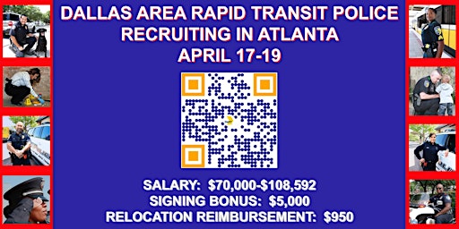 Primaire afbeelding van Dallas Area Rapid Transit ("DART") Police Job Fair