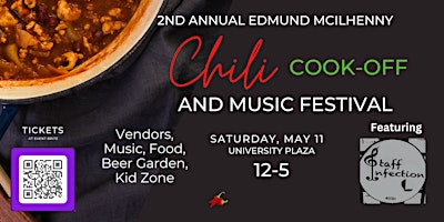 Primaire afbeelding van 2nd Annual Edmund McIlhenny Chili Cook Off and Music Festival