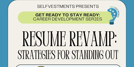 Primaire afbeelding van Resume Revamp: Strategies for Standing Out