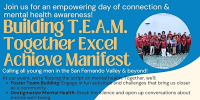 Building T.E.A.M. (Together Excel Achieve Manifest) primary image