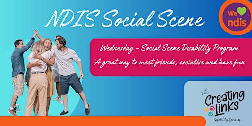 Imagem principal do evento NDIS CreatingLinks Disability Social Club