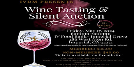 Wine Tasting & Silent Auction Annual Fundraiser