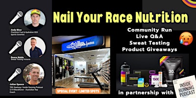 Imagem principal do evento Nail your race nutrition!