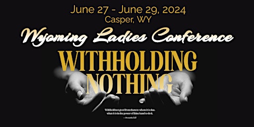 WY Ladies Conference 2024