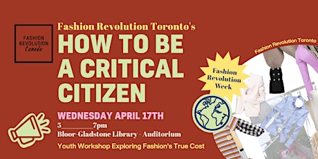 Youth Sustainability Workshop: Exploring Fashion's True Cost