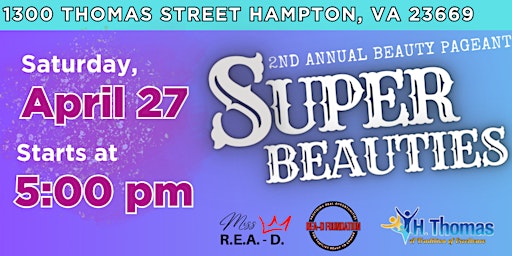 Immagine principale di Miss R.E.A.-D. Beauty Pageant of Hampton Roads 2024 