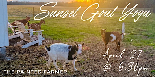 Sunset Goat Yoga + Bonfire  primärbild