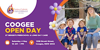 Imagem principal do evento Coogee Open Day at St Brigid's Preschool & Long Day Care