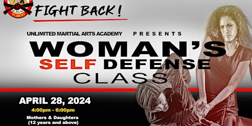 Unlimited Martial Arts Academy's Women Self-Defense Training primary image