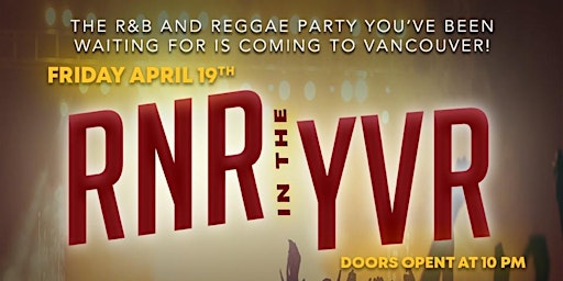 Image principale de R&B and Reggae: RNR in the YVR