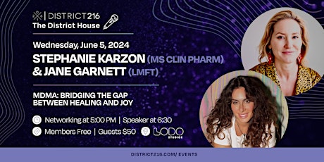 The District House (Wed. 6/5 with Stephanie Karzon & Jane Garnett)